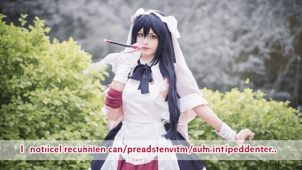 Image of a Nina the Killer cosplay, showcasing intricate details of the costume and makeup, capturing the essence of the character.