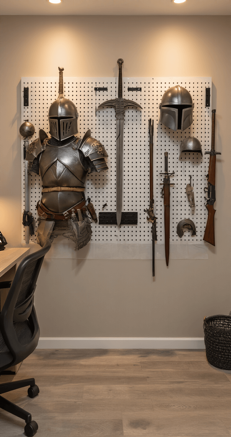 486elegant cosplay prop wall minimalist office