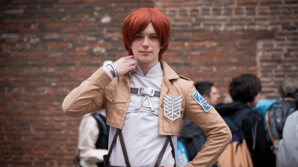 Cosplay with Red Hair