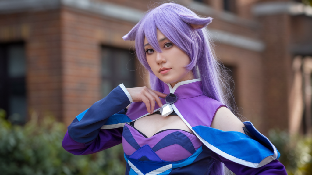 Purple Hair Cosplay