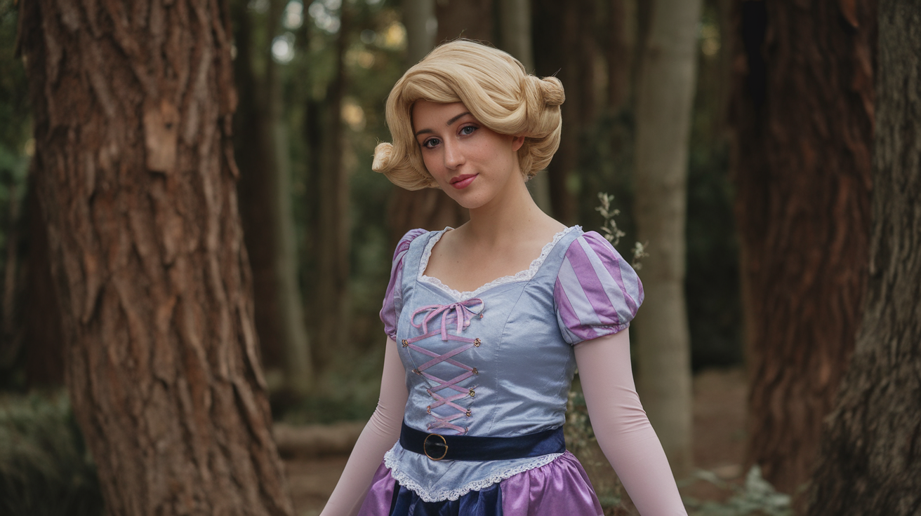 rapunzel cosplay short hair