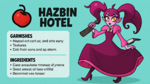 A vibrant Hazbin Hotel cosplay featuring intricate costumes and character details, showcasing the creativity and craftsmanship of fans.