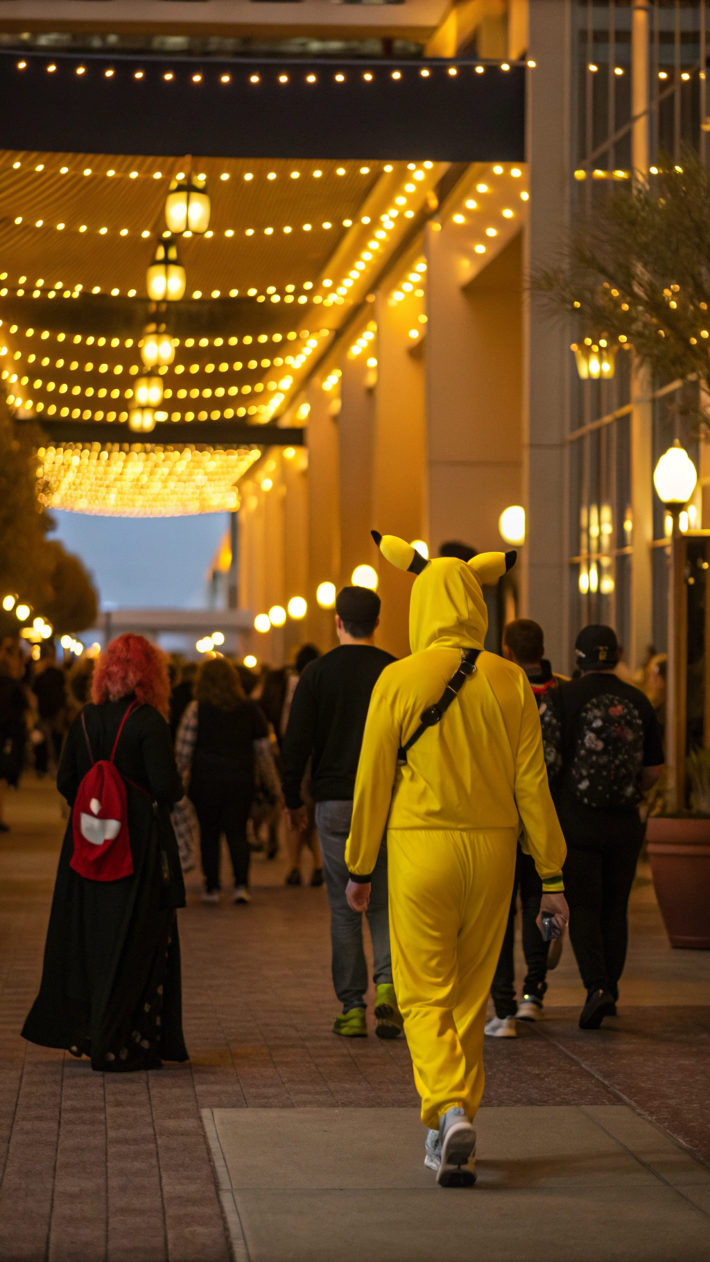 Yellow cosplay at convention