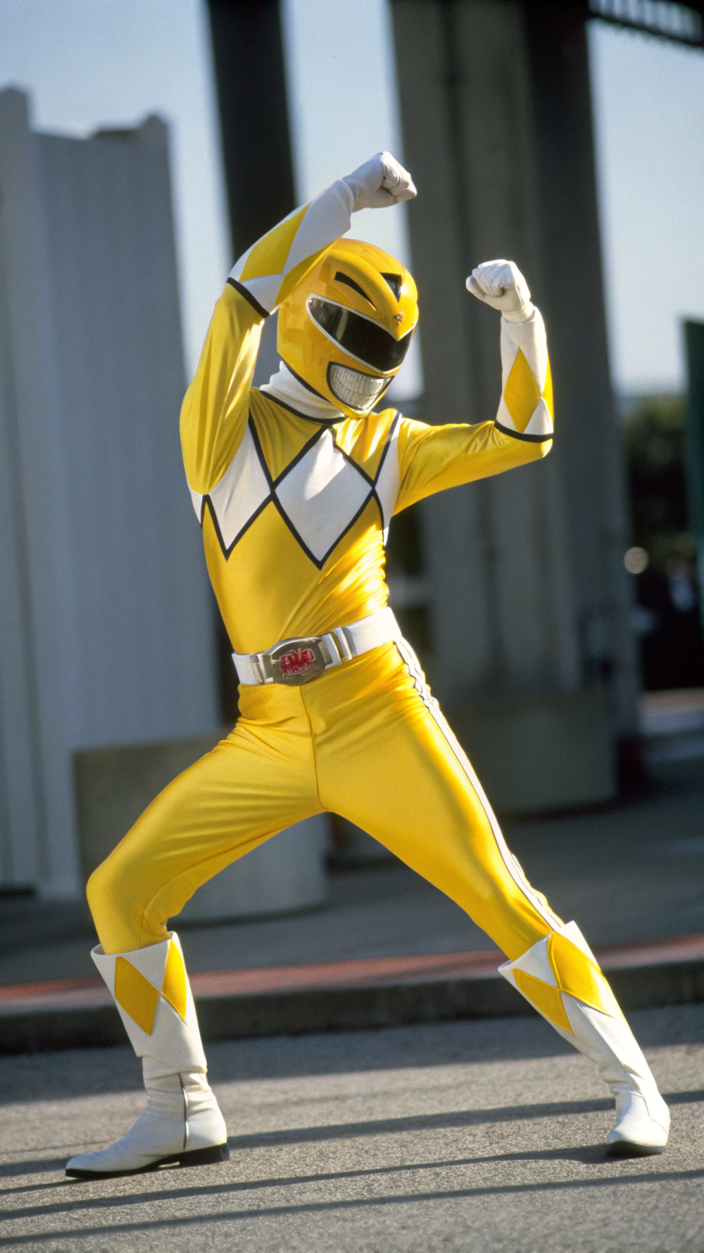 Yellow Power Ranger cosplay