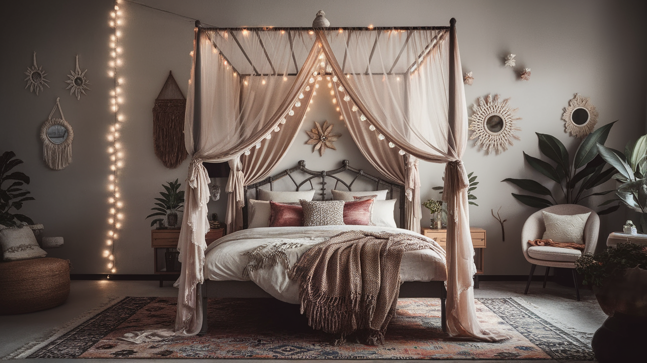 Boho Witchy Bedroom