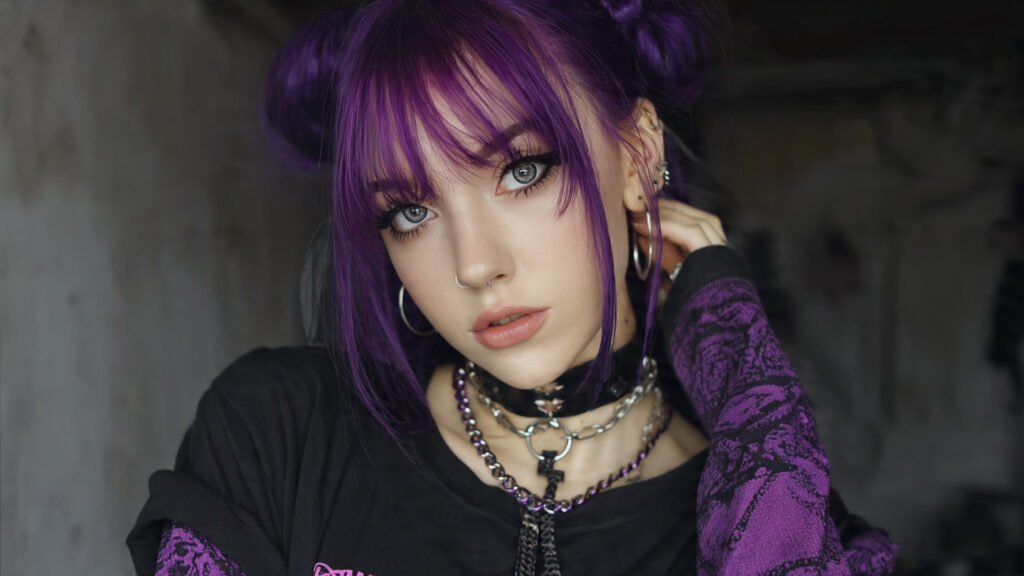 purple cosplay