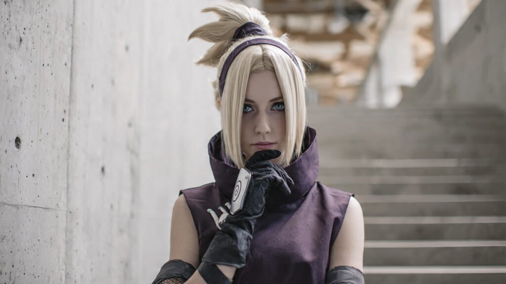 How to make Ino Yamanaka cosplay from purple clothes Ino Yamanaka cosplay
