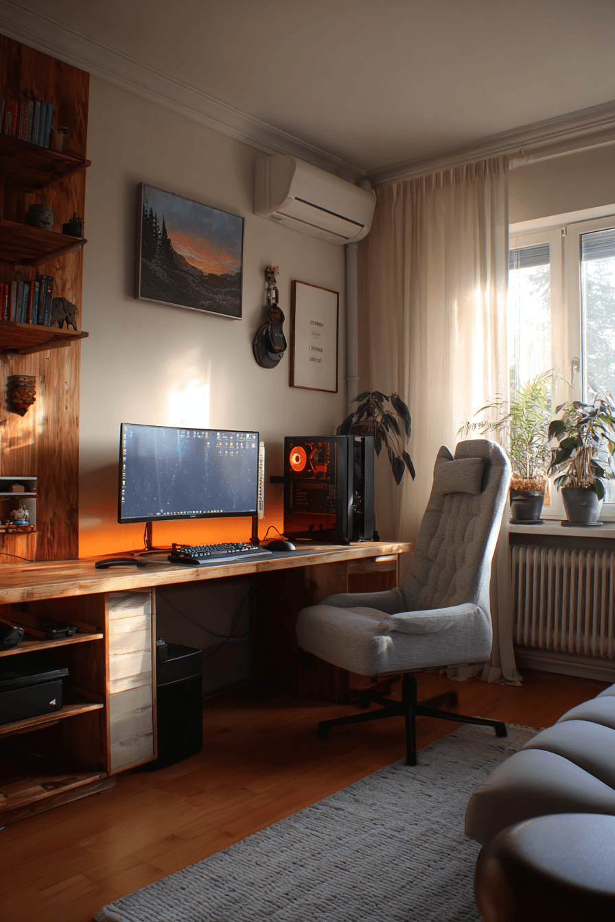 1 cozy ikea gaming haven