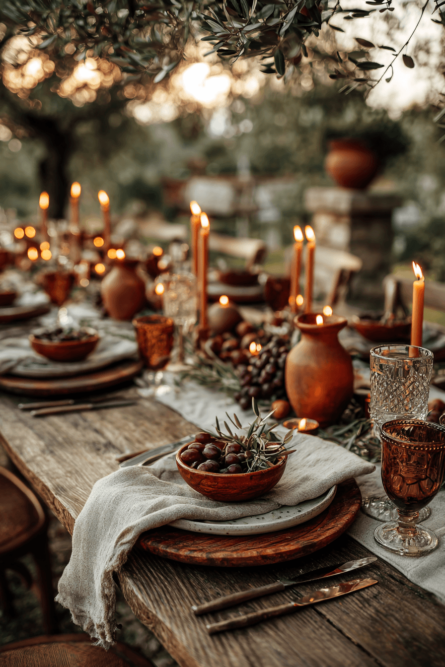 1 warm tuscan table glow