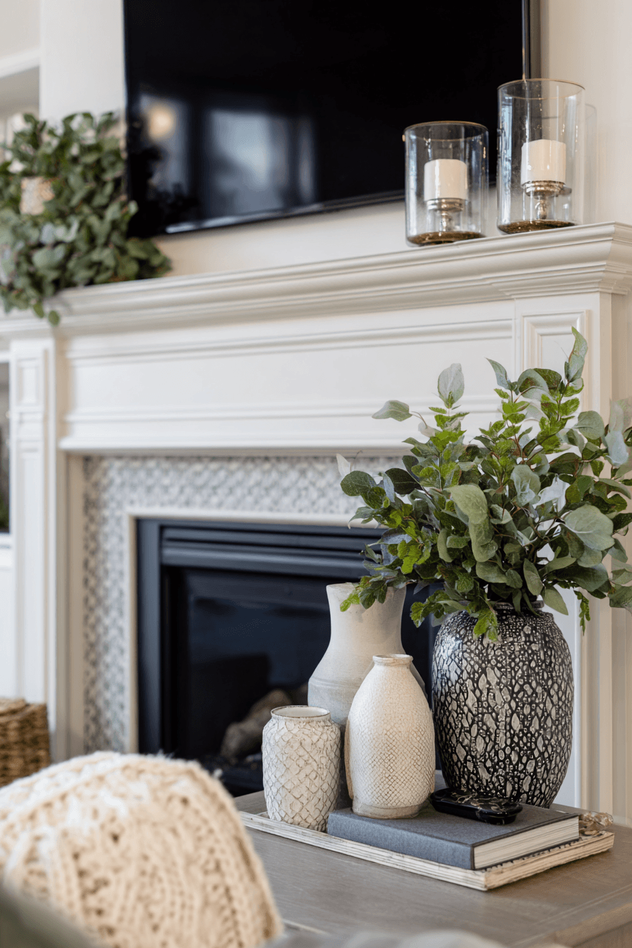 27 Mantle Decor With TV Looks That Feel Elegant and Practical 10 refined elegant mantel glow