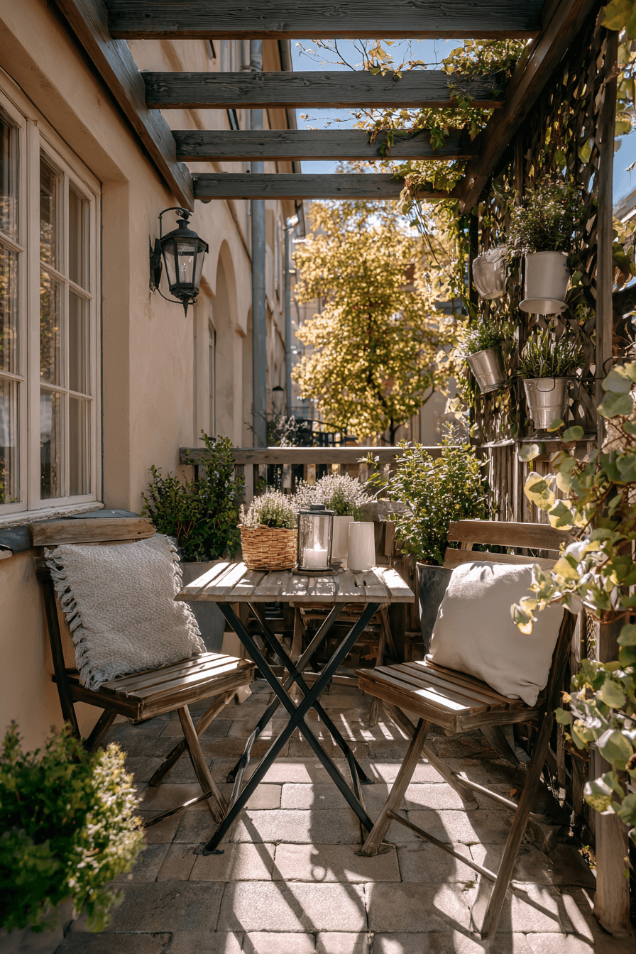 12 cheerful small patio nook