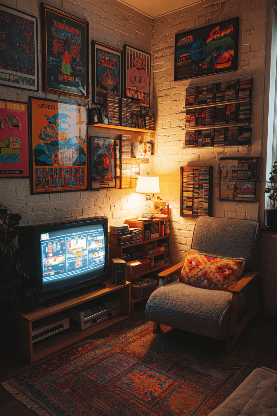 14 classic retro gaming room