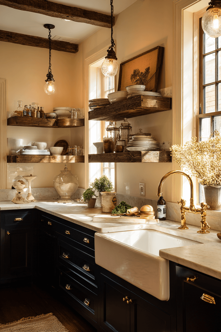 15 cheerful farmhouse kitchen style