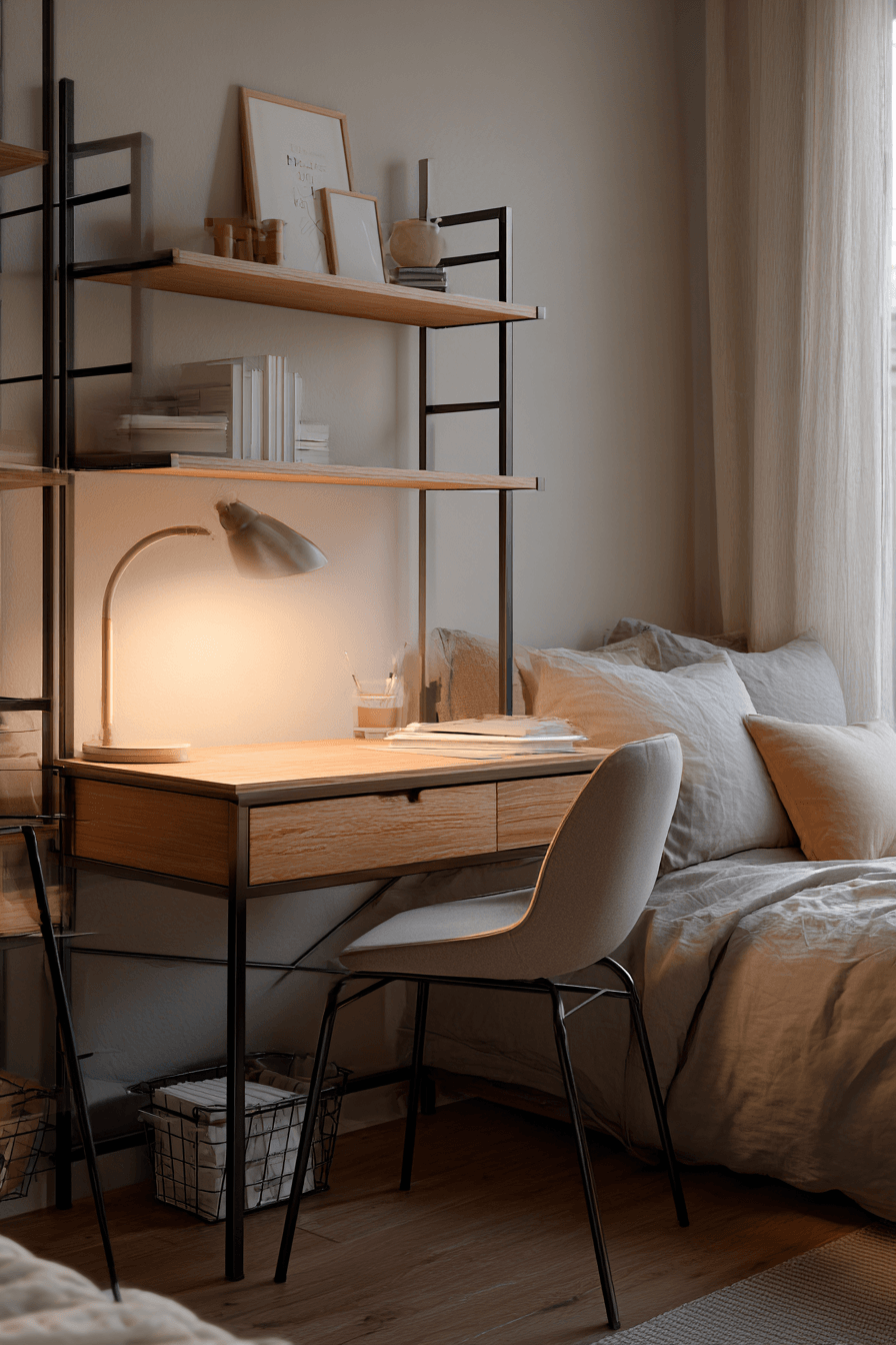 27 Bedroom With Study Table Interior Design Ideas for a Stylish and Productive Space 16 practical sauder study space