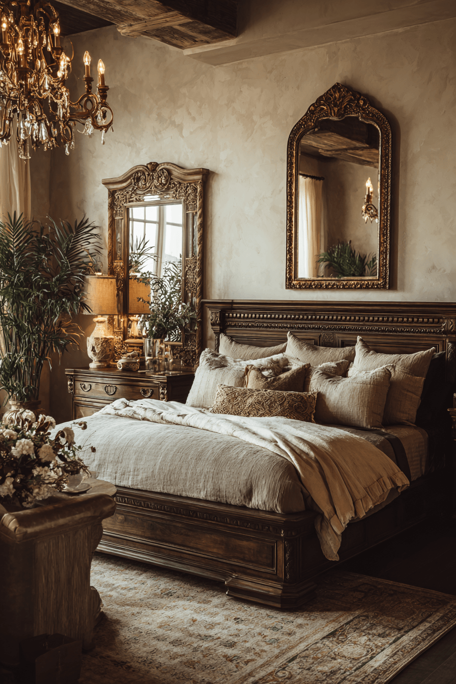18 warm grand bedroom
