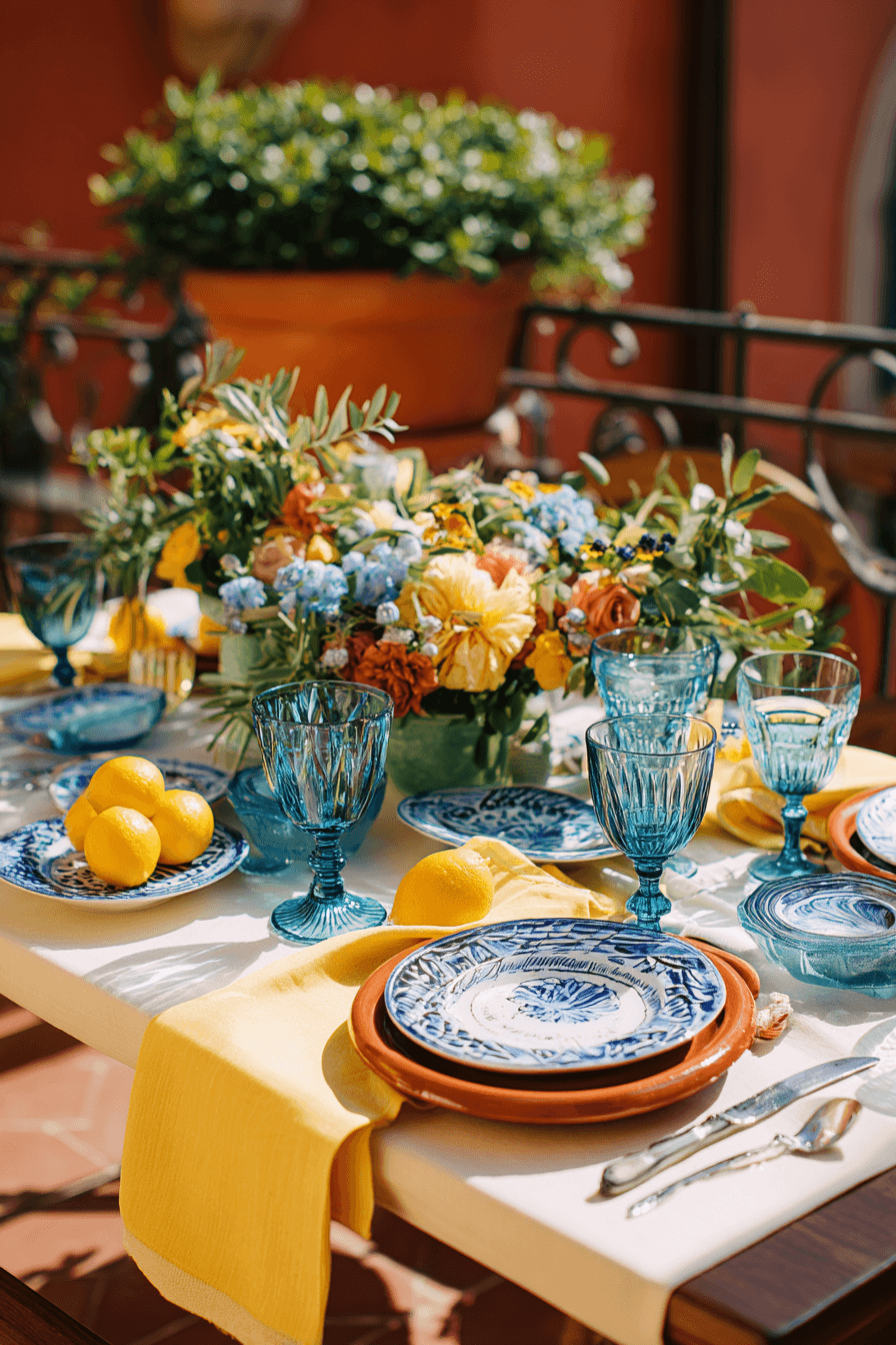 19 joyful mediterranean color palette