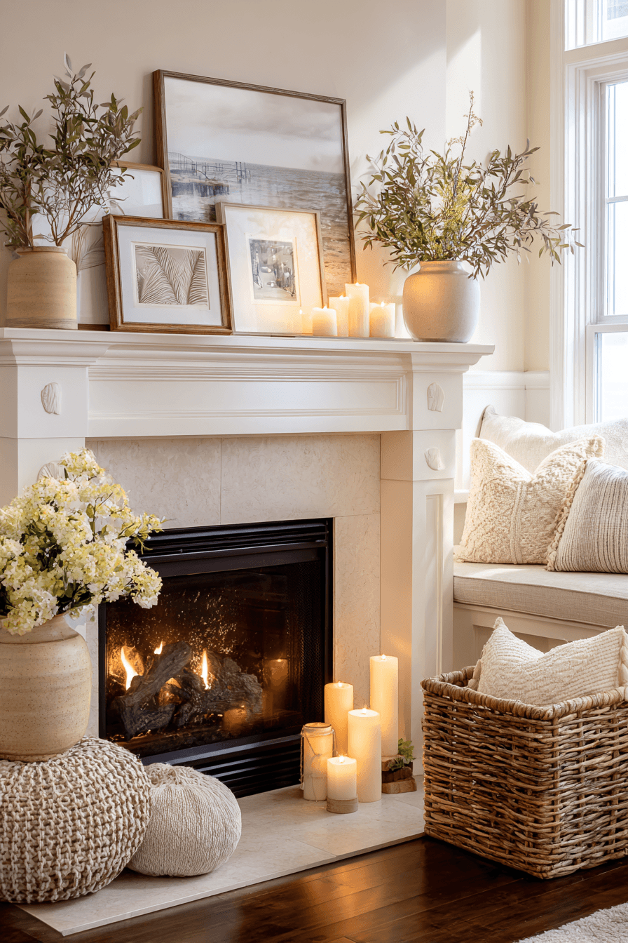 27 Mantle Decor With TV Looks That Feel Elegant and Practical 2 cozy classic mantel comfort