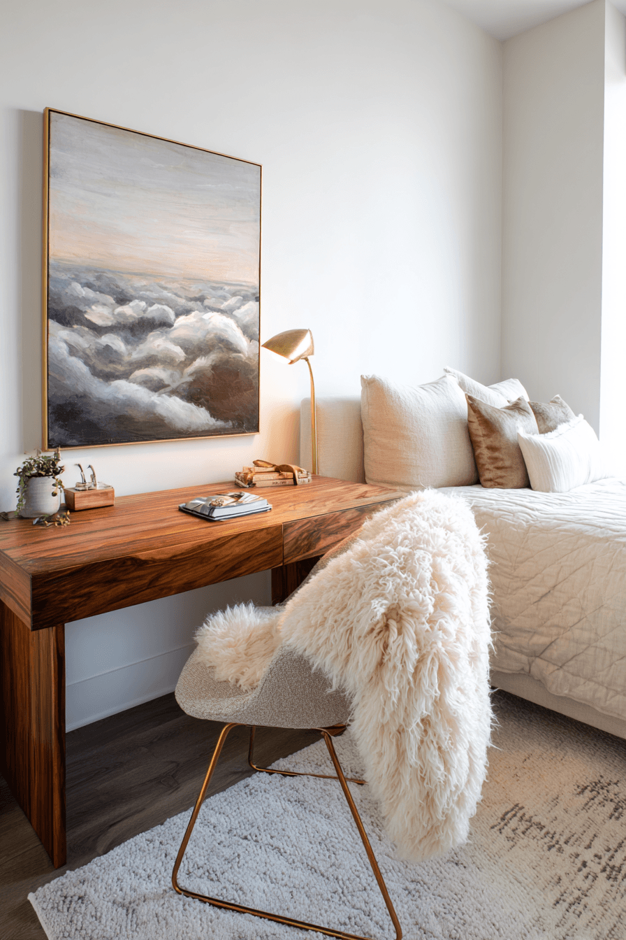 27 Bedroom With Study Table Interior Design Ideas for a Stylish and Productive Space 2 radiant west elm desk
