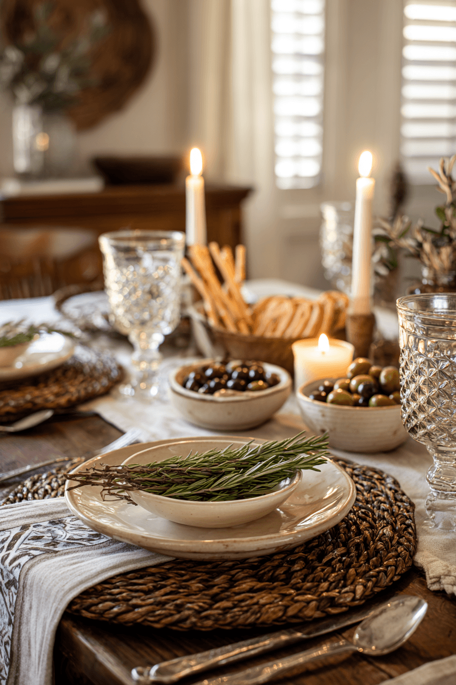 2 rustic italian dining charm