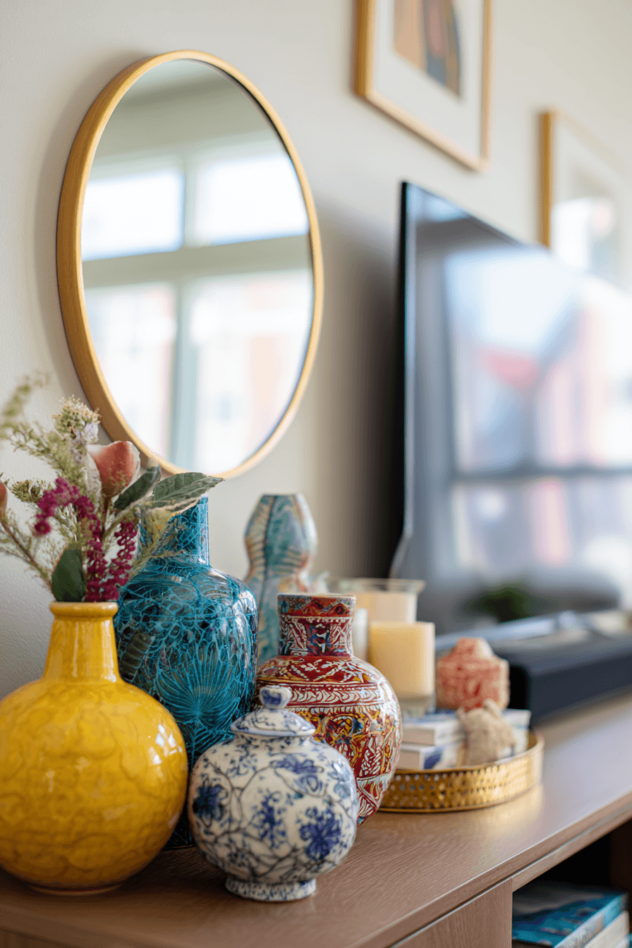 27 Mantle Decor With TV Looks That Feel Elegant and Practical 21 joyful mirror mantel beauty