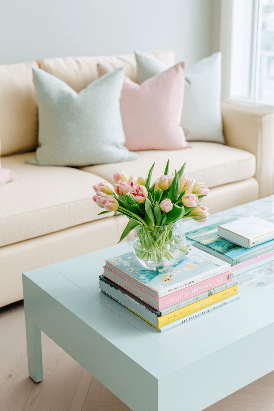 21 playful pastel coffee table