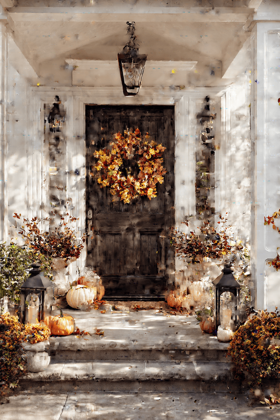 22 timeless wreath door welcome