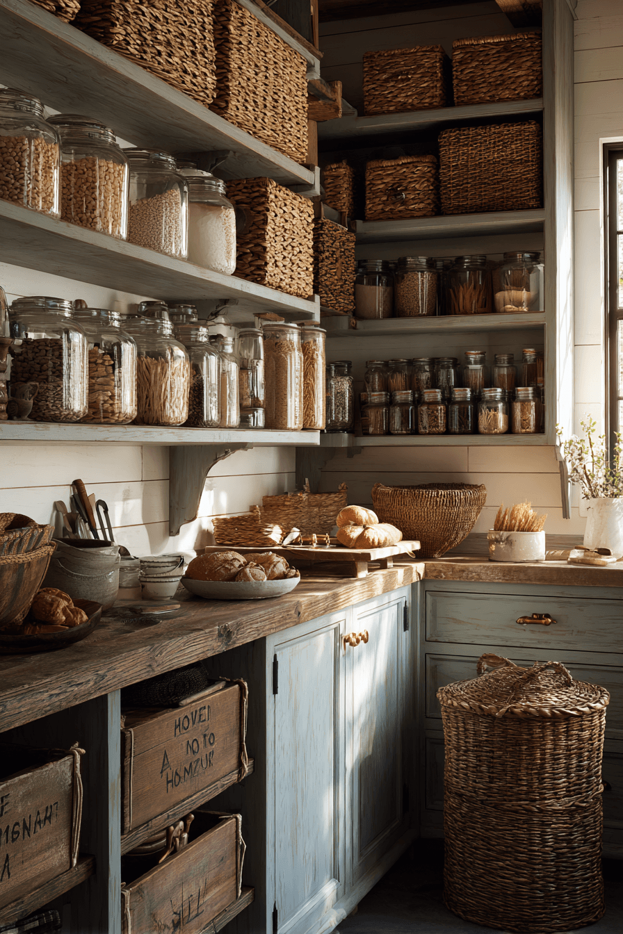 24 inviting cottage pantry style