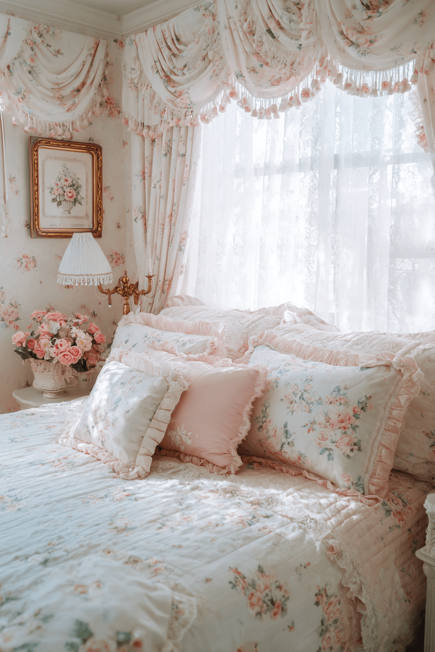 26 romantic floral bedroom grace