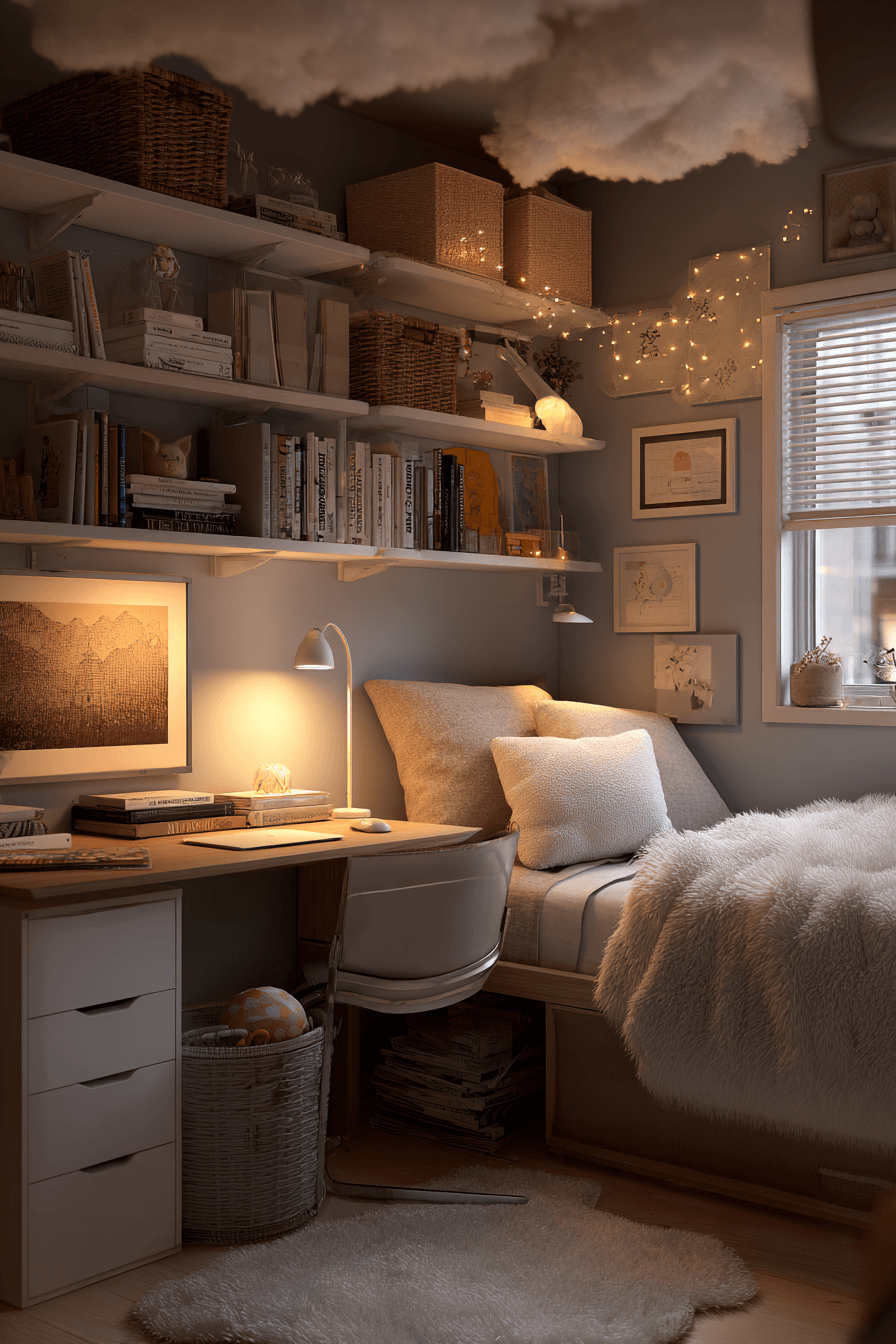 27 Bedroom With Study Table Interior Design Ideas for a Stylish and Productive Space 26 smart lowes study zone