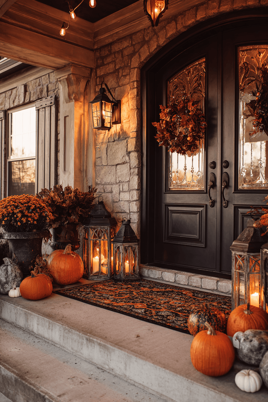 26 warm halloween porch welcome
