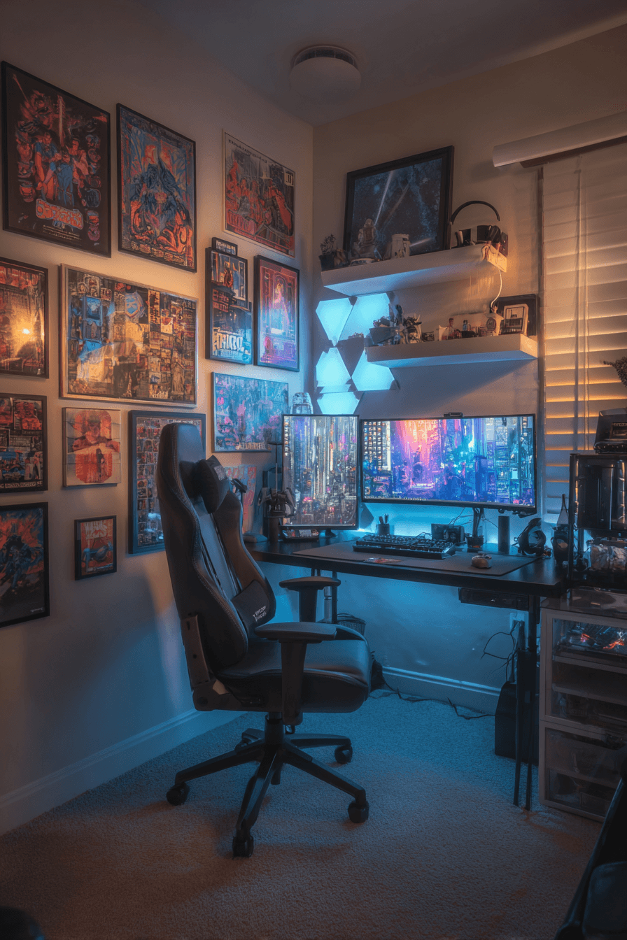 27 polished streamer setup corner