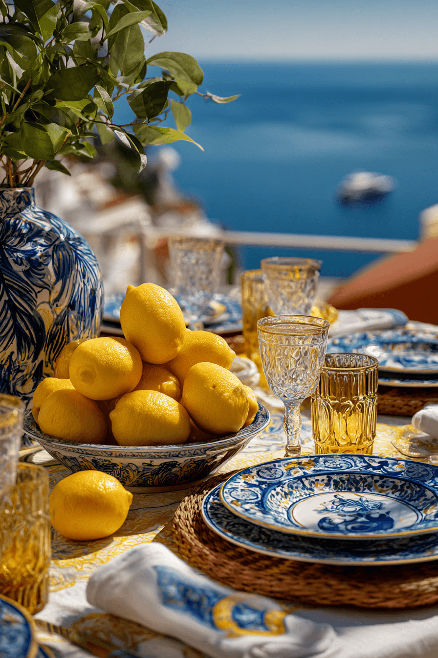 3 sunny amalfi lemon style