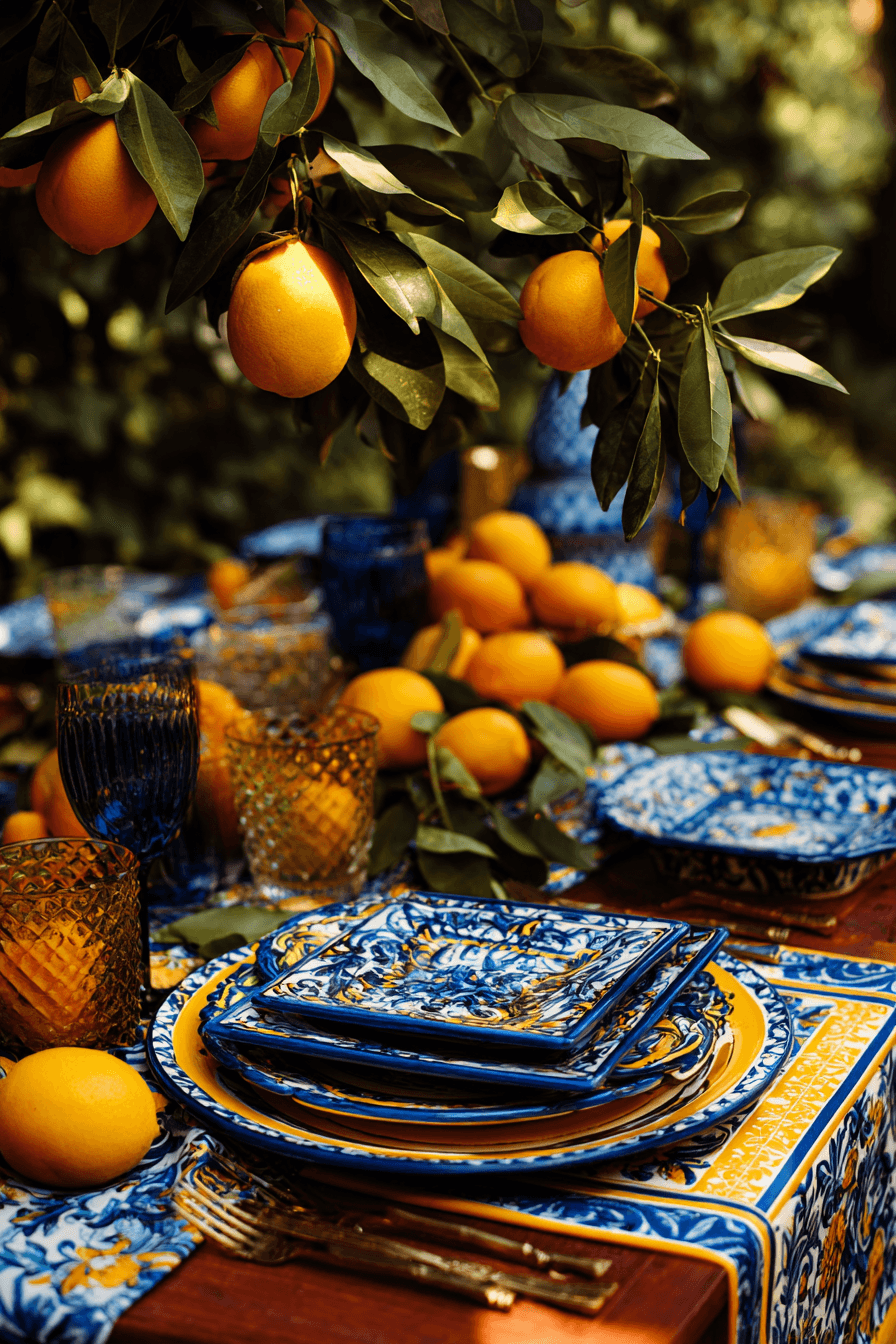 4 vibrant sicily citrus table