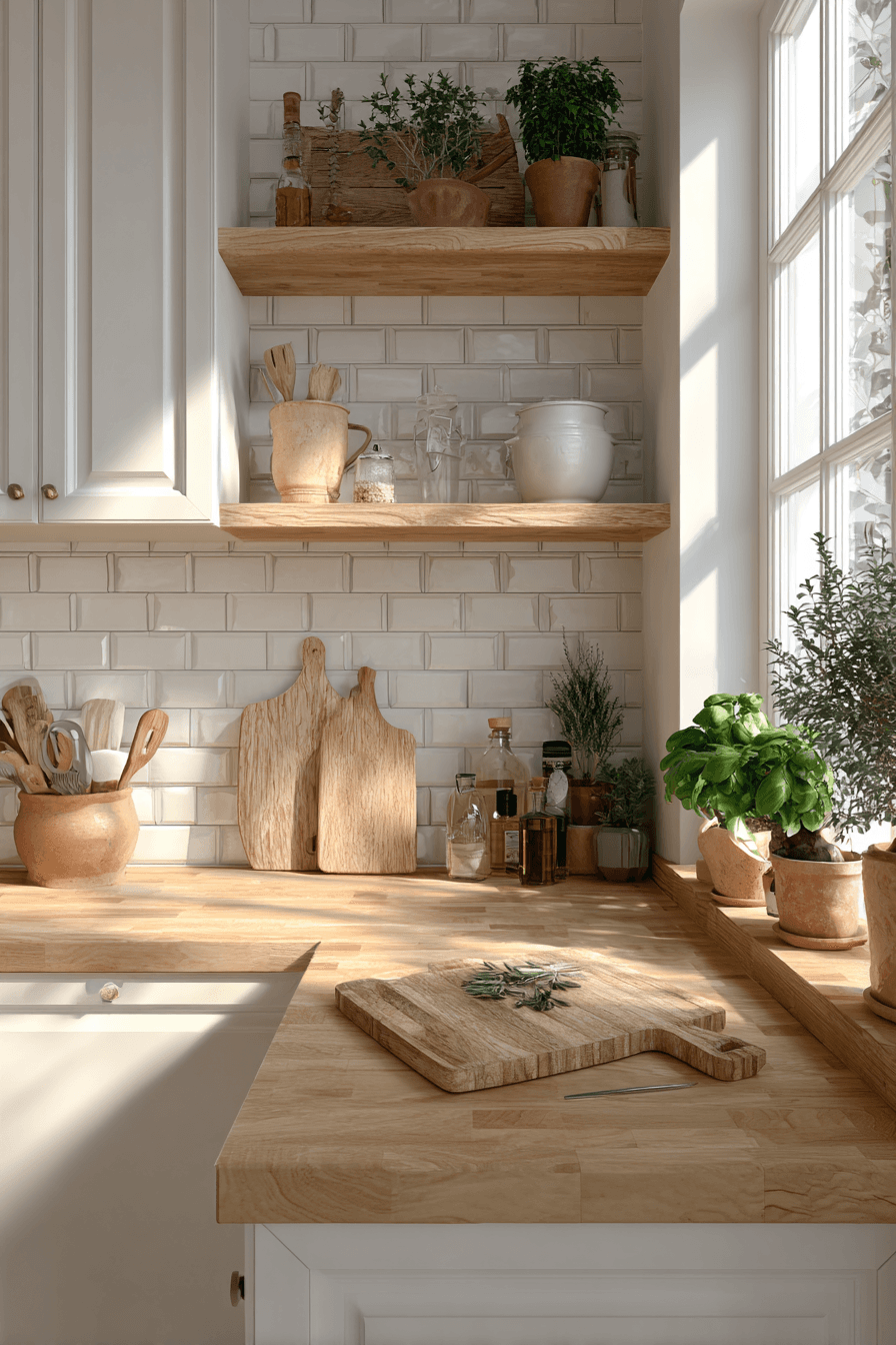 5 beautiful butcher block warmth