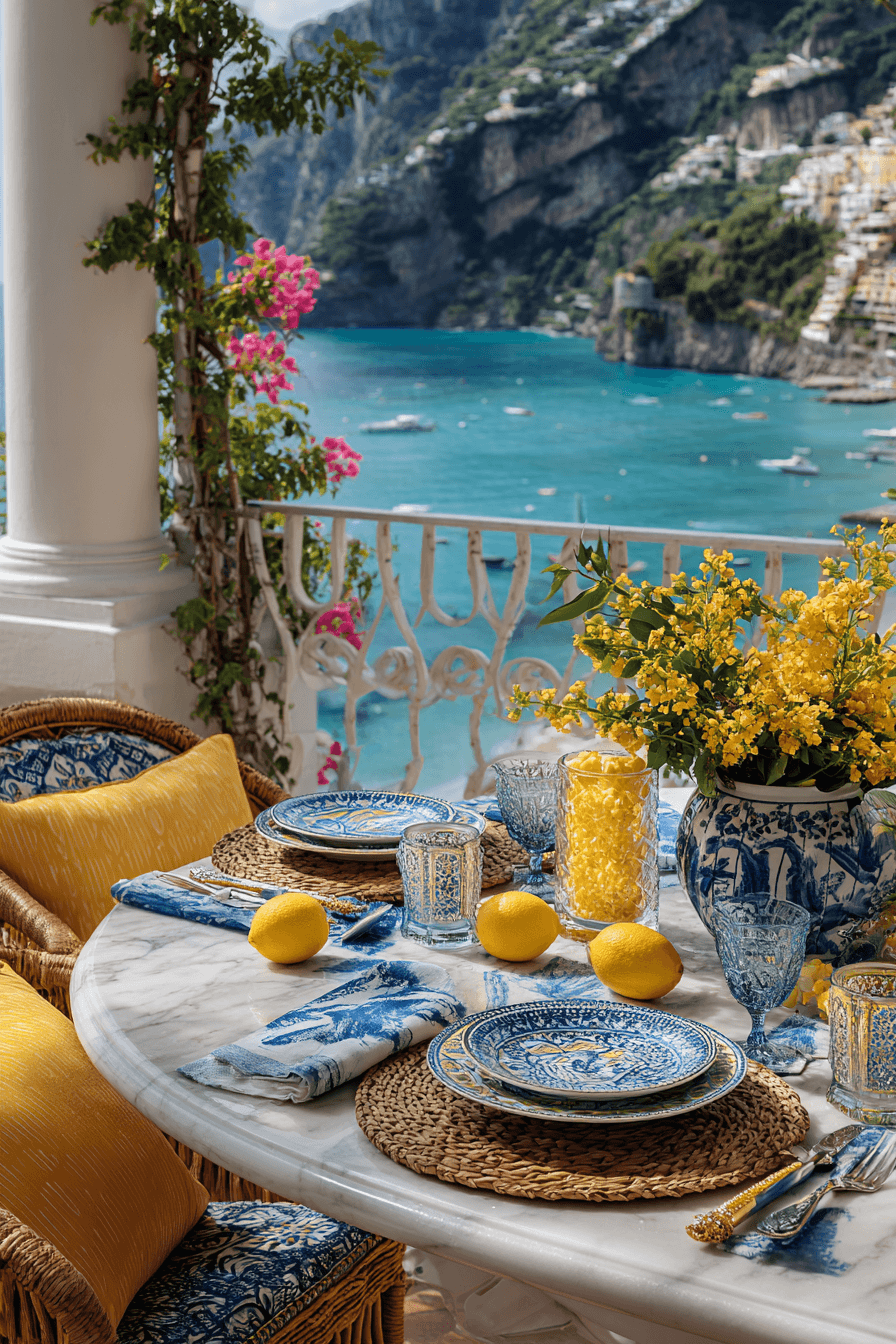 8 dreamy positano table style