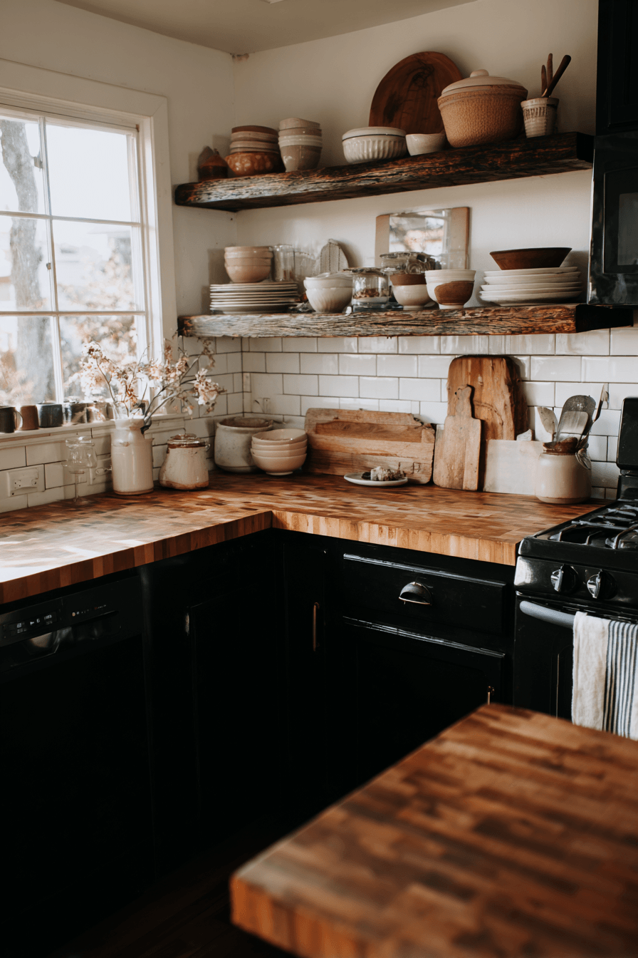 9 warm wood countertop charm