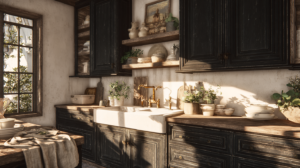 kitchen with dark cabinets2