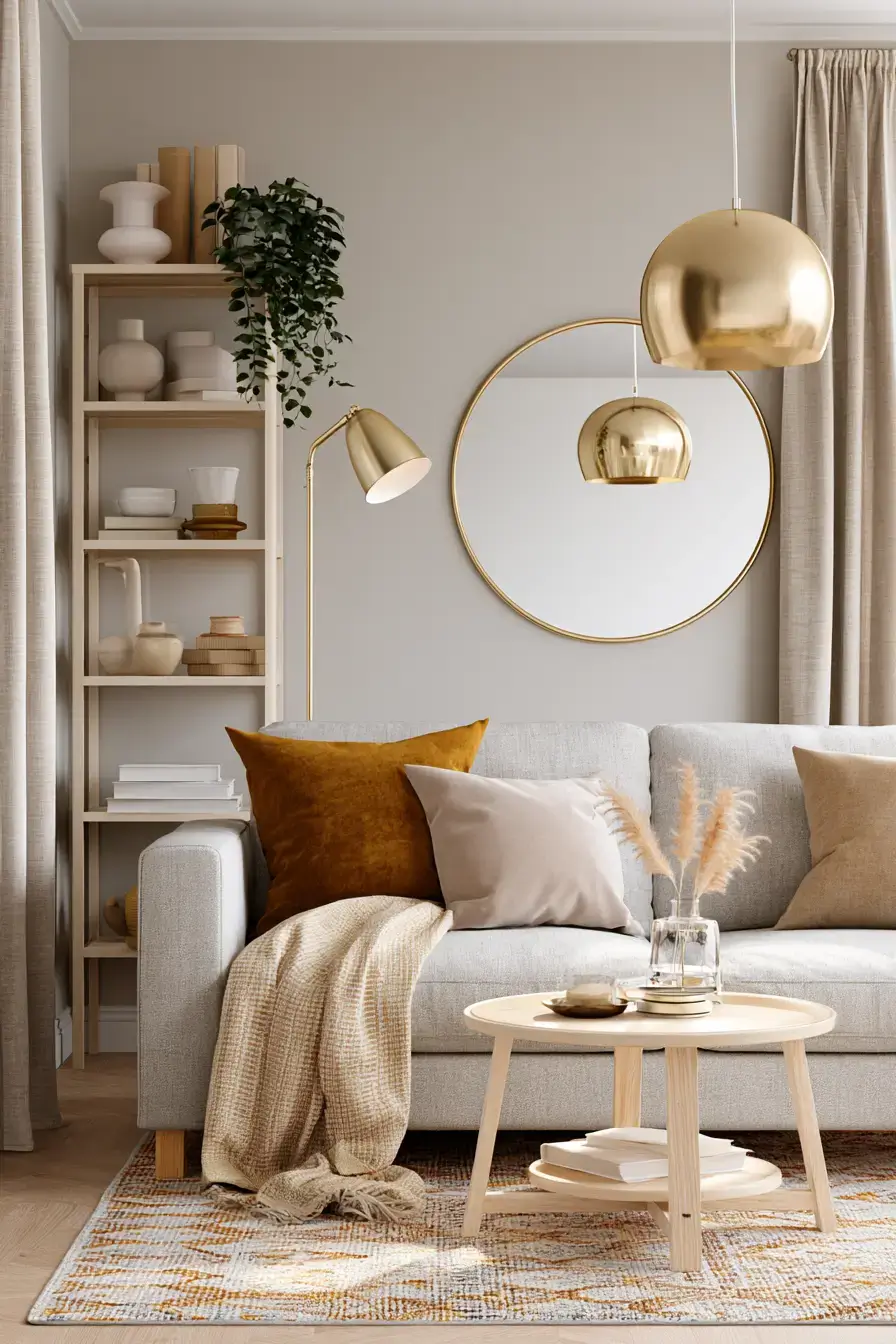 12 cheerful ikea brass style