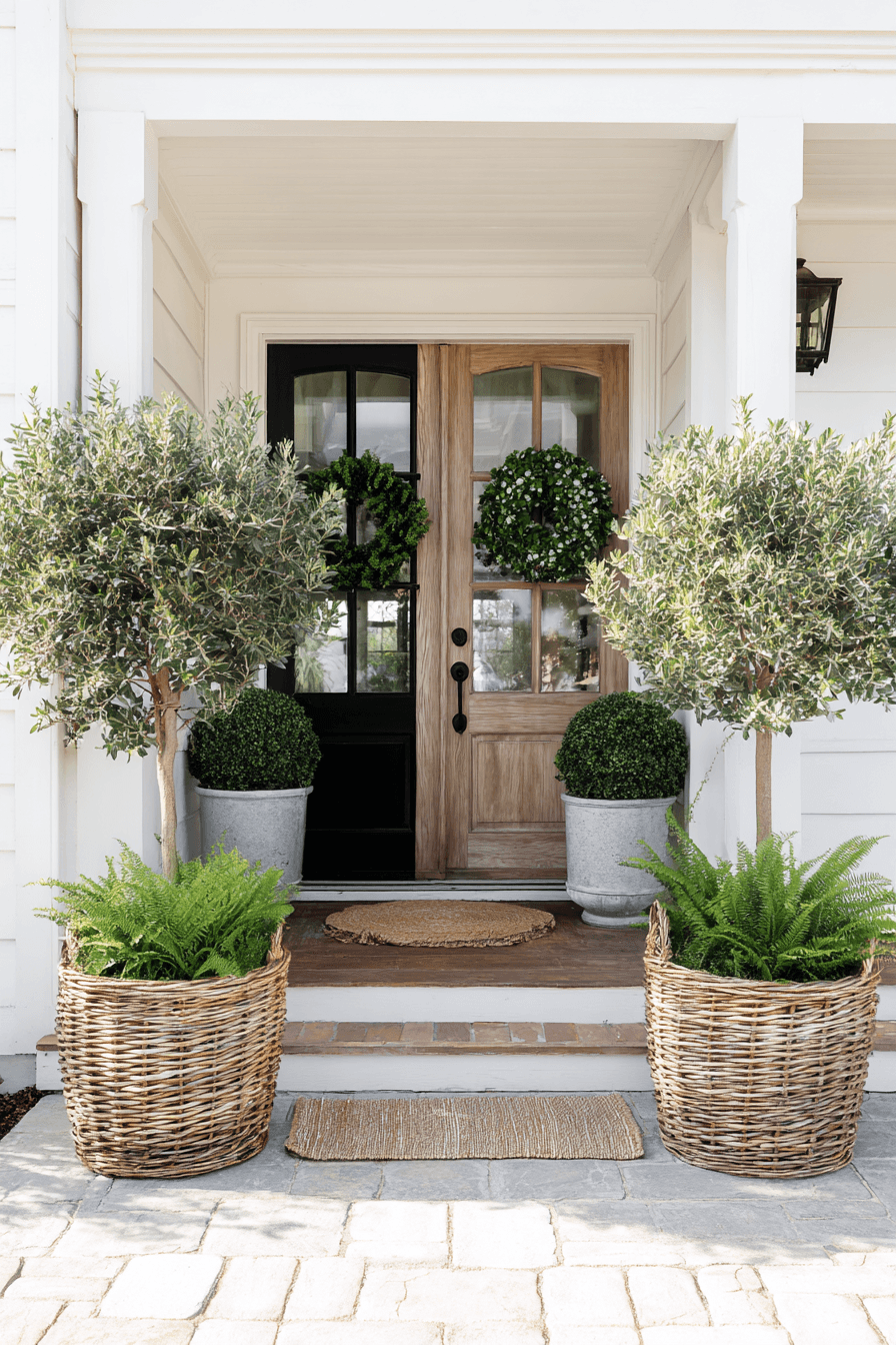 13 fresh farmhouse porch greenery