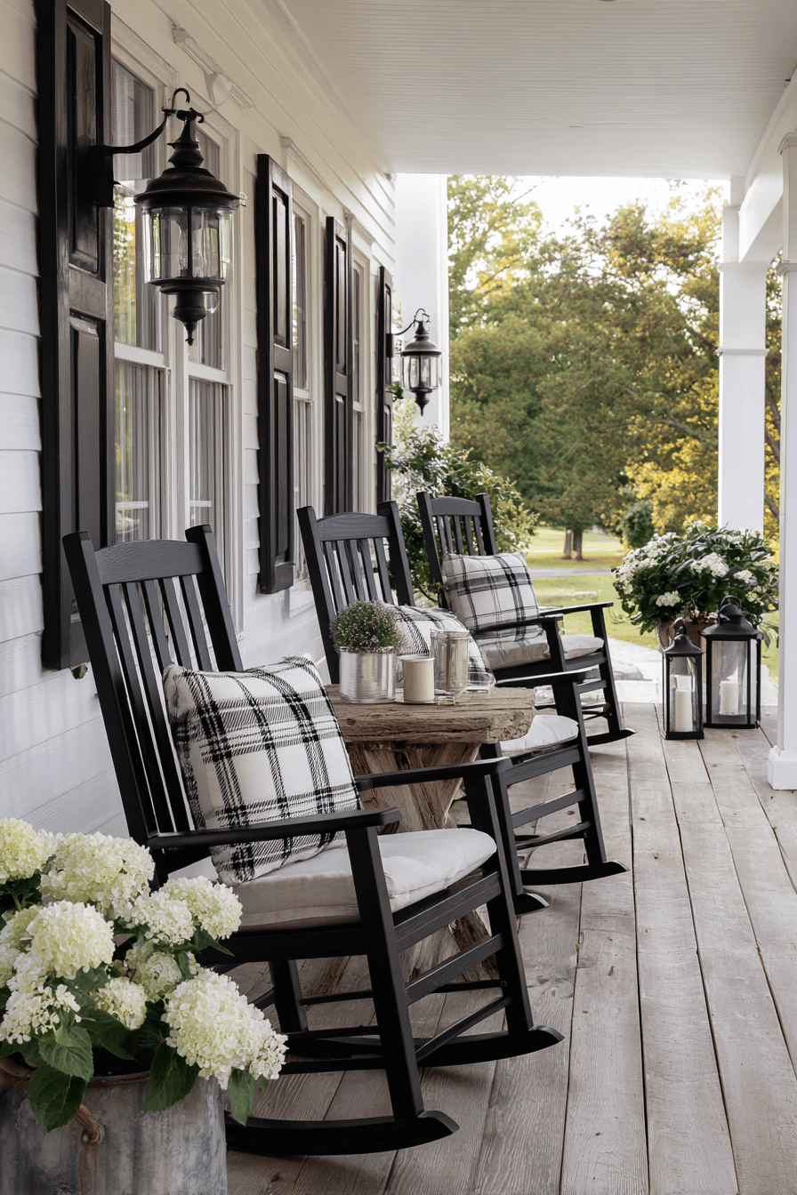 14 classic black rocker seating