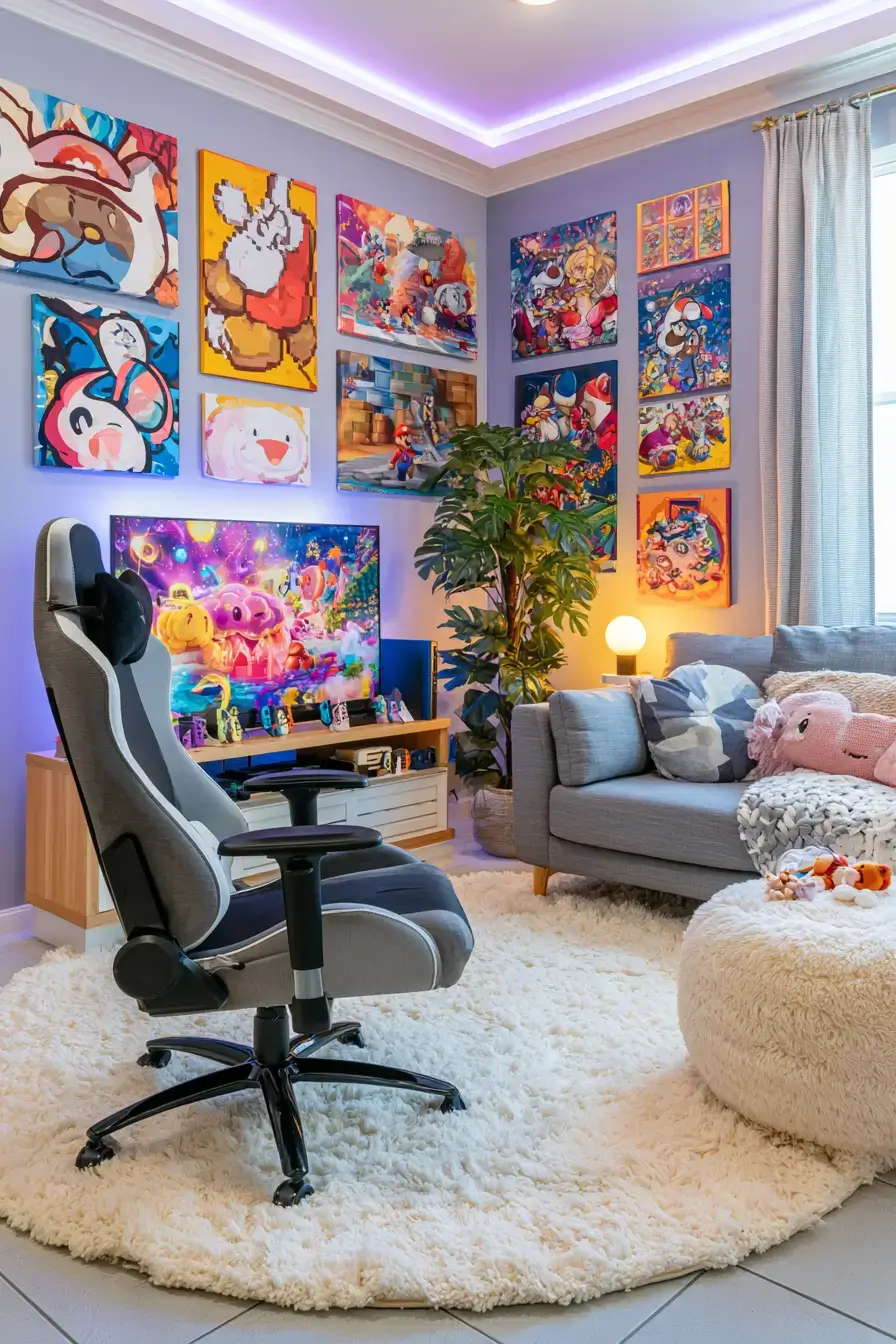 15 colorful nintendo gaming nook