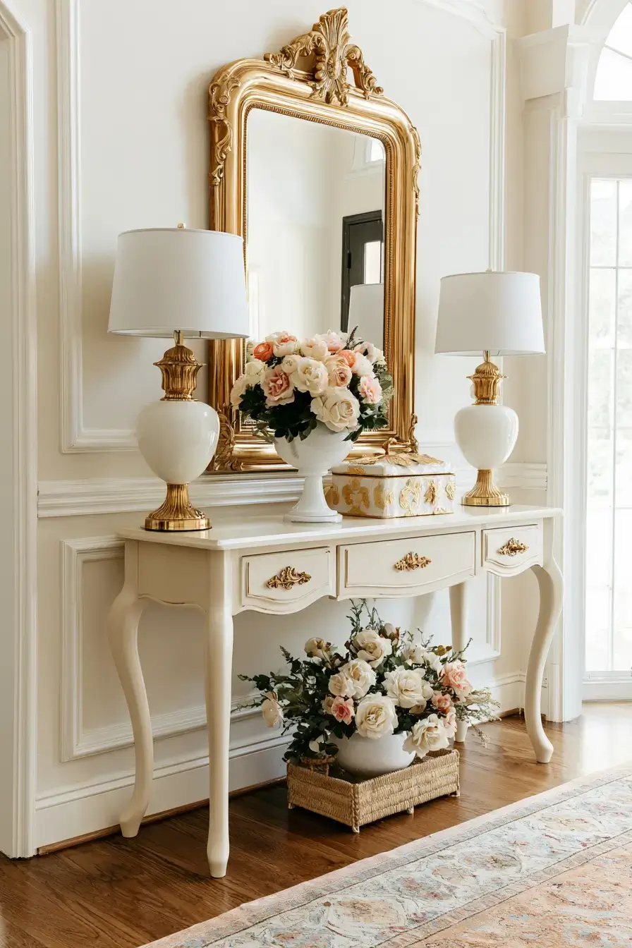 15 polished frontgate foyer console