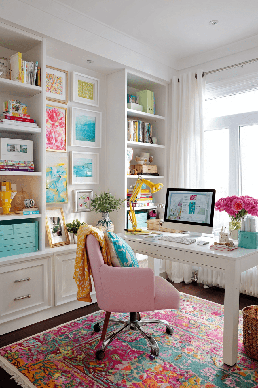 16 joyful color palette office