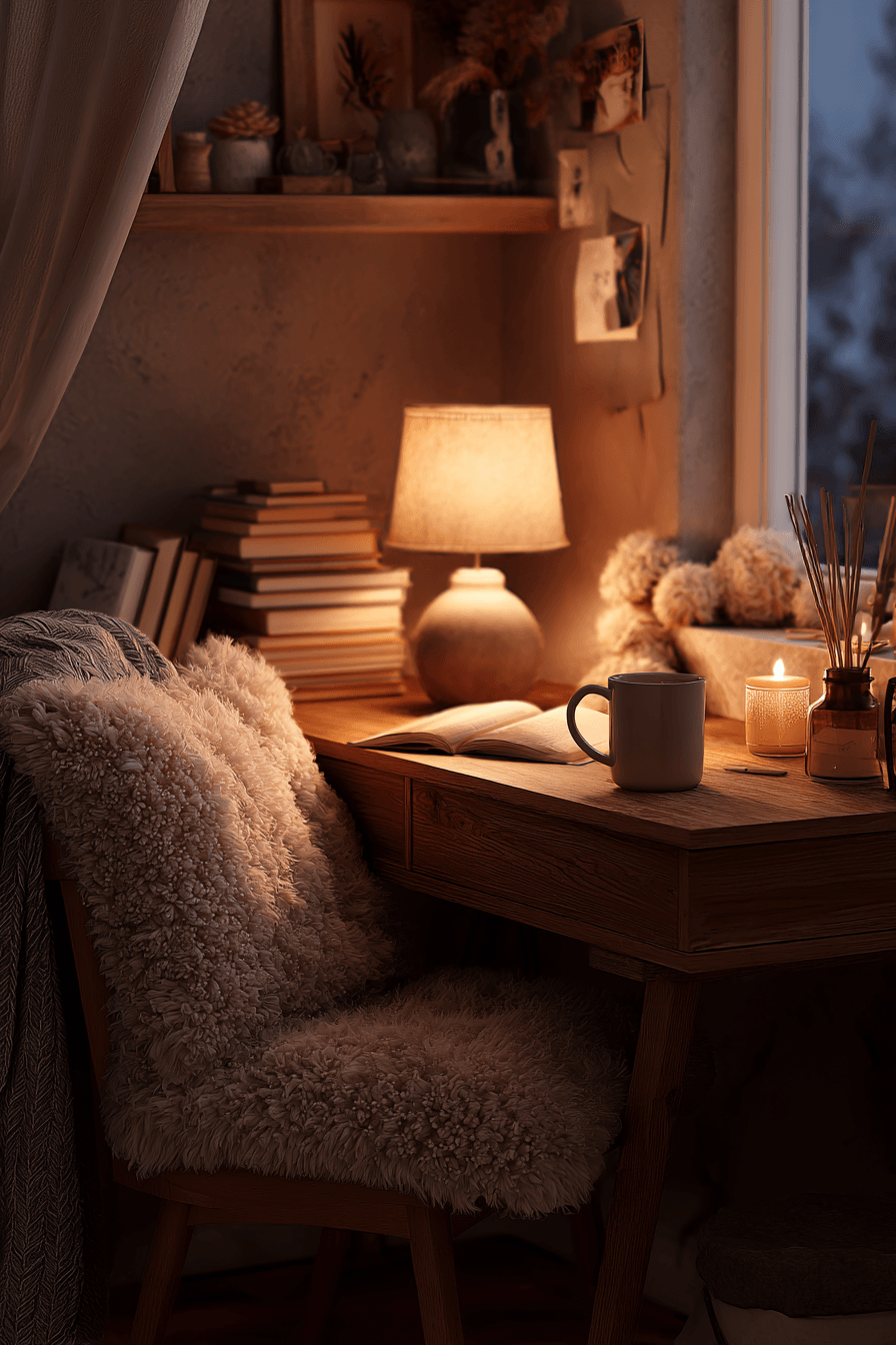 16 sweet cozy desk setups