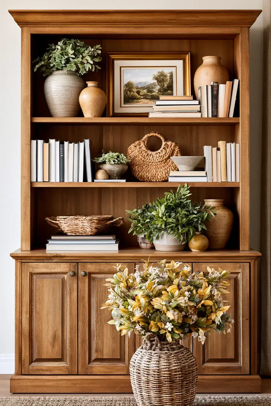 19 layered pottery barn shelves