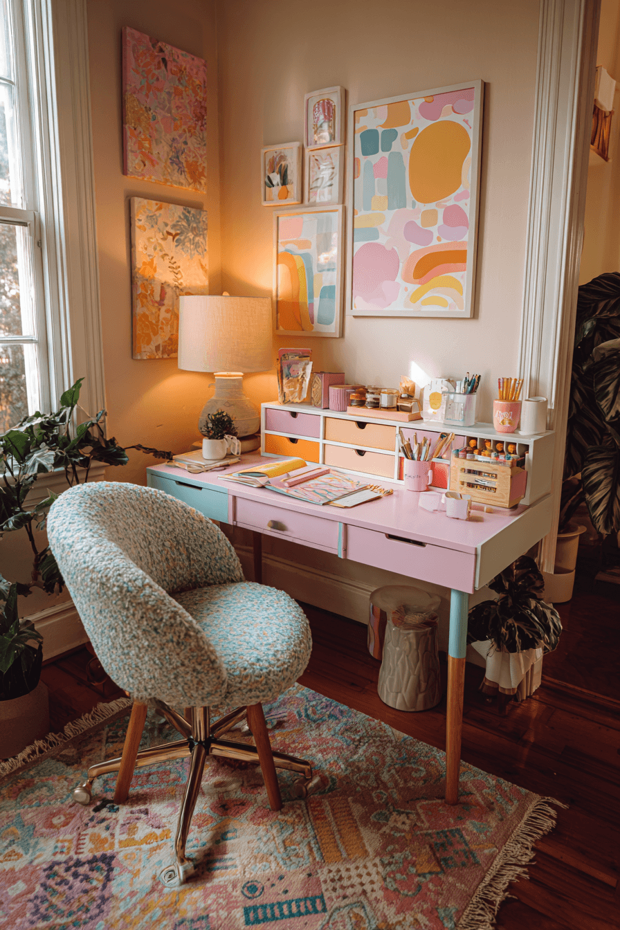 2 cheerful target desk refresh