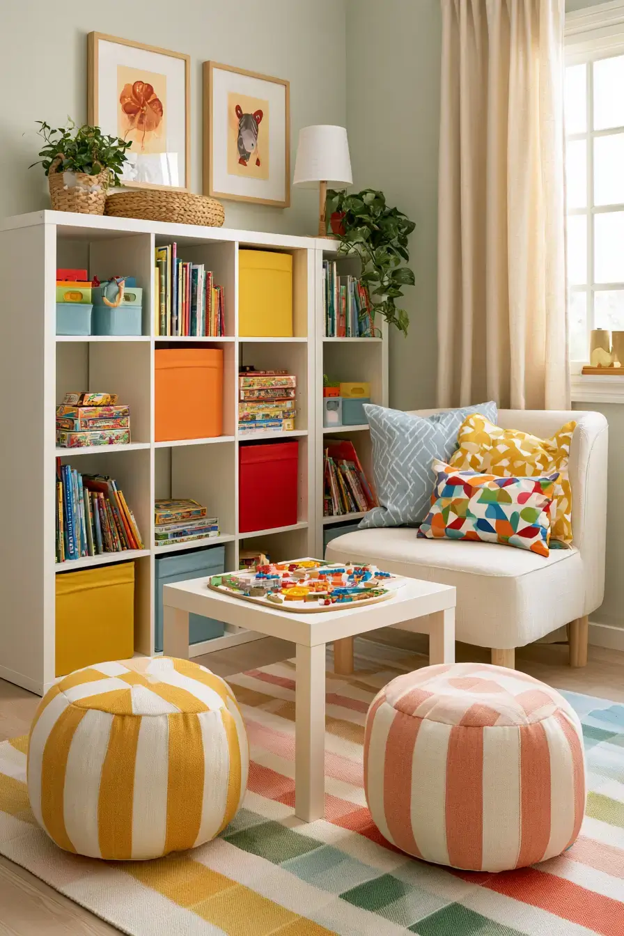 2 happy ikea game corner