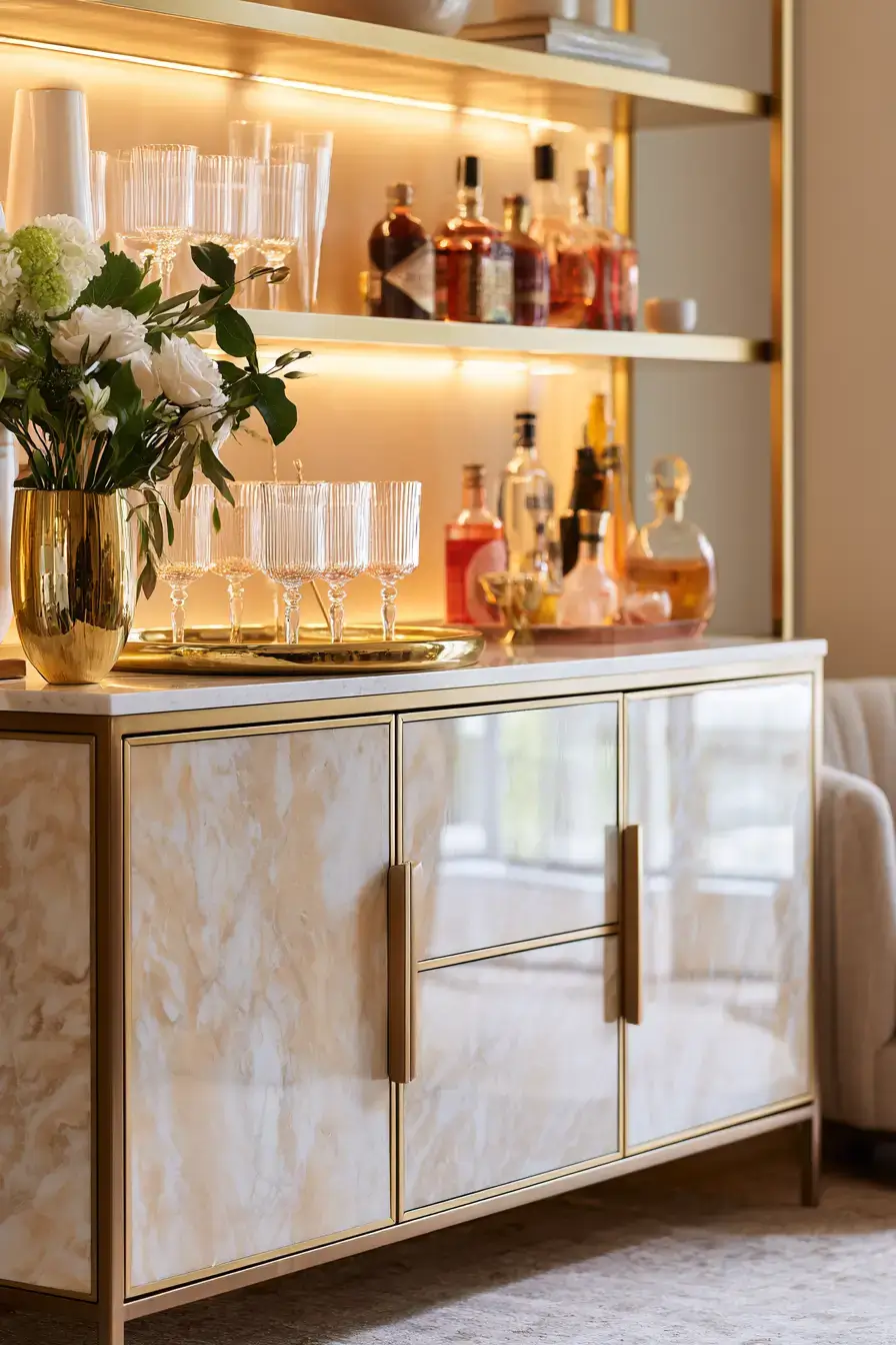 21 chic crate barrel bar