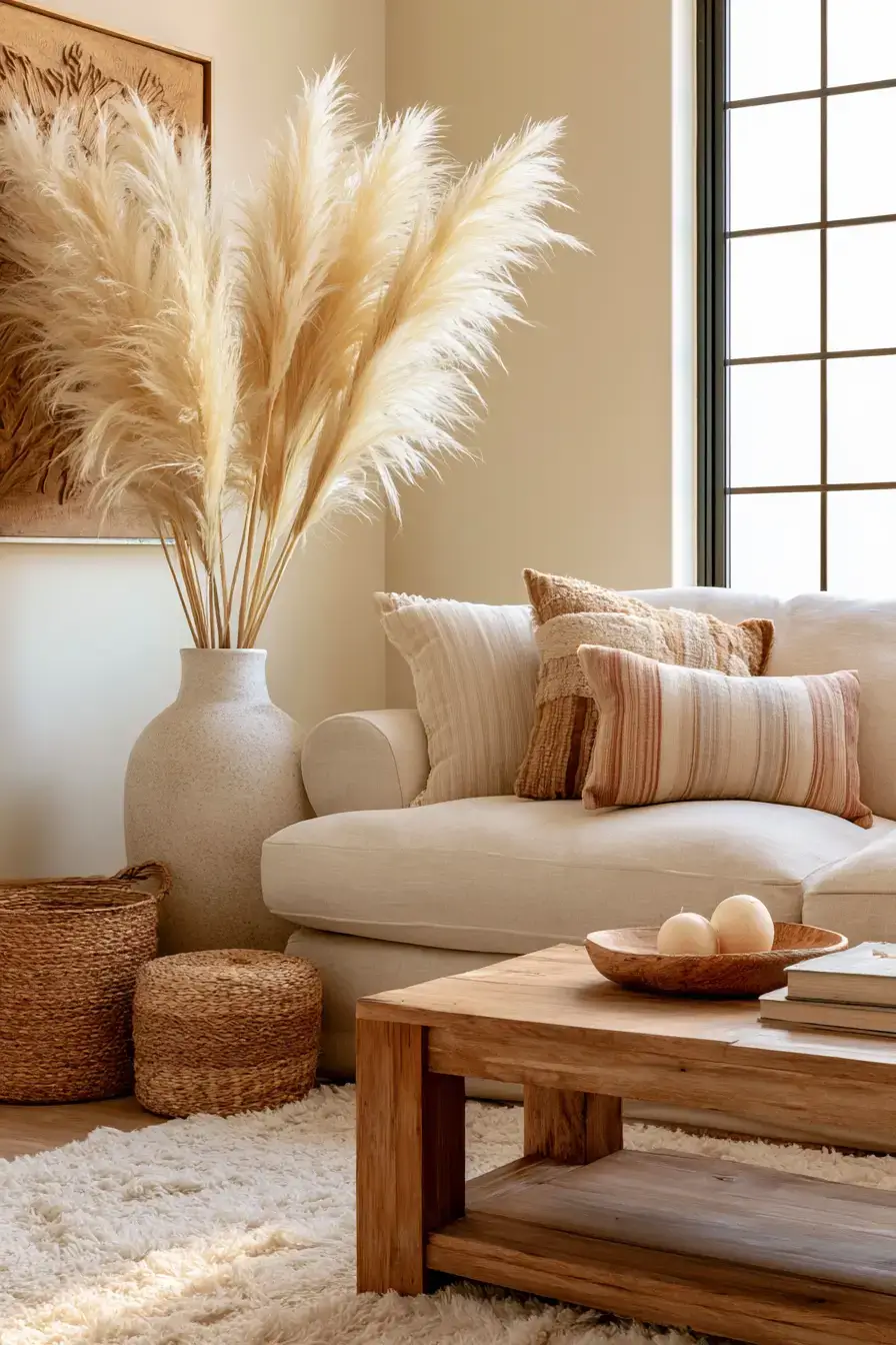 21 gentle pampas grass styling