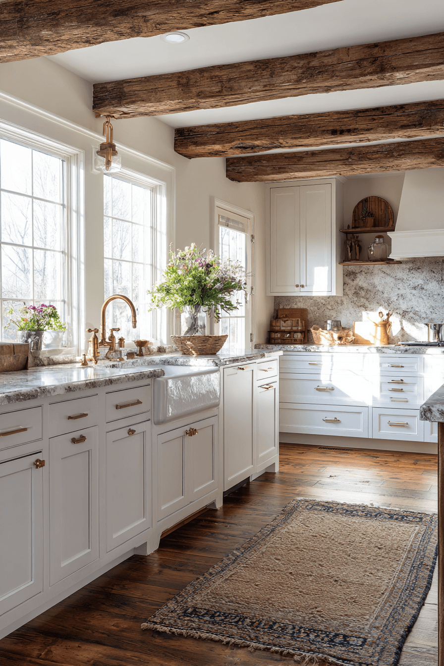 22 charming farmhouse granite warmth
